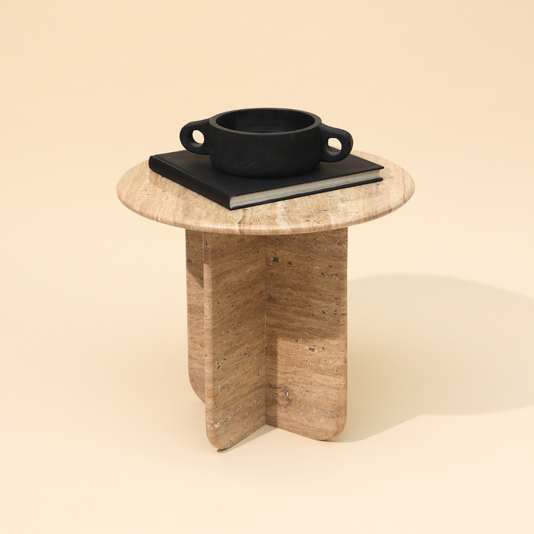 Eris Travertine Table