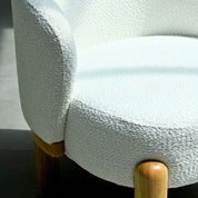 Eloise Chenille Chair - White