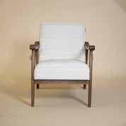 Rhea Bouclé Armchair - White