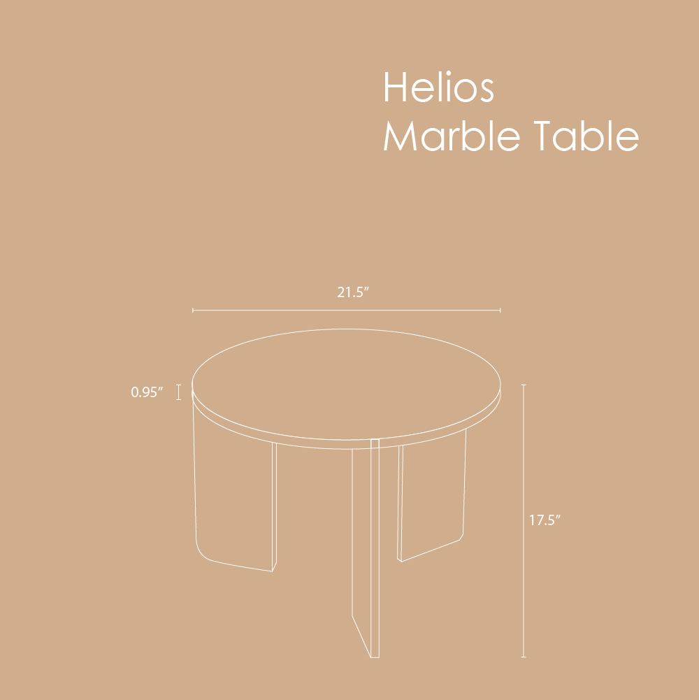 Helios Marble Table