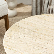 Eris Travertine Coffee Table