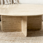 Eris Travertine Coffee Table