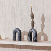 Grey Candle Holder Atheeva Designs 