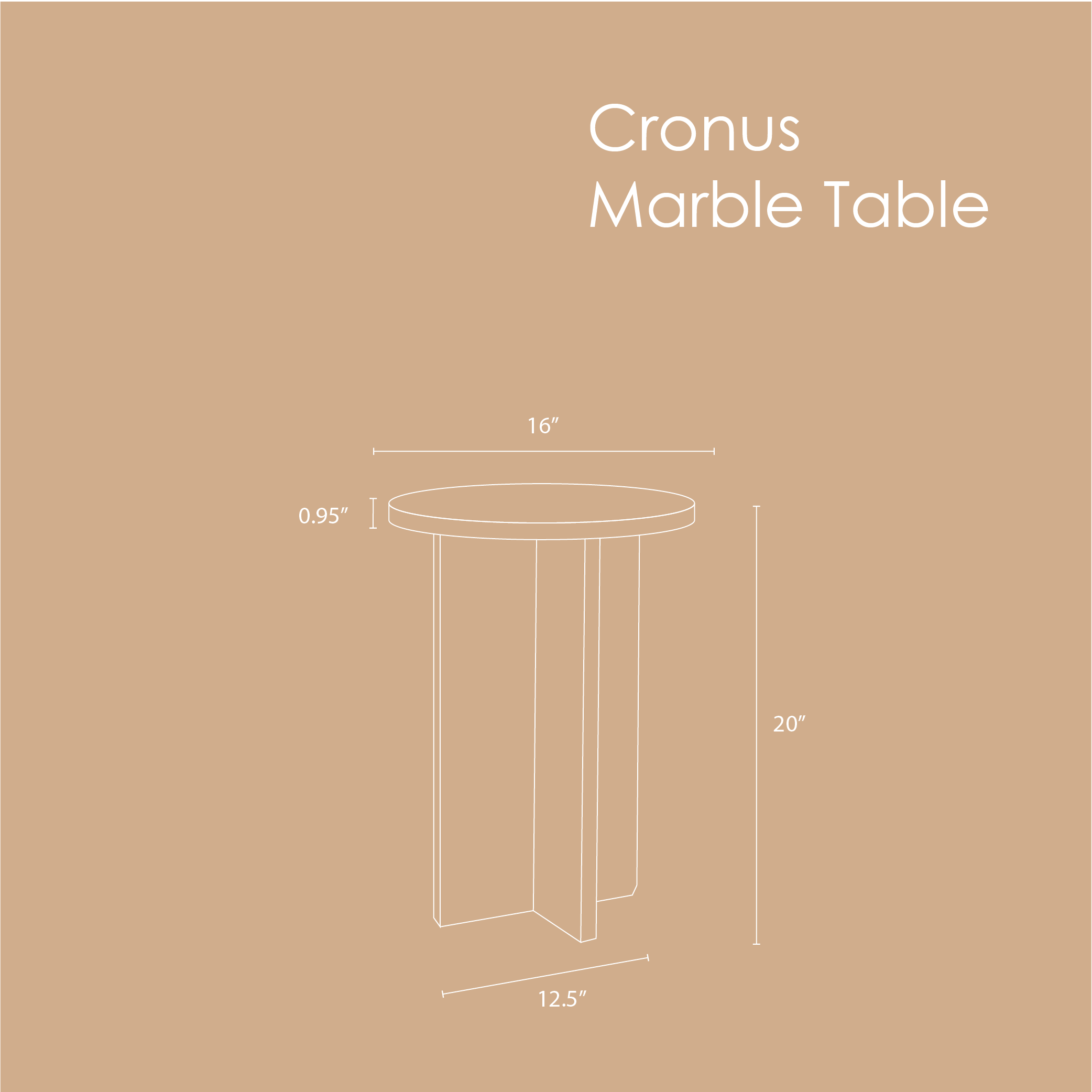 Cronus Marble Table